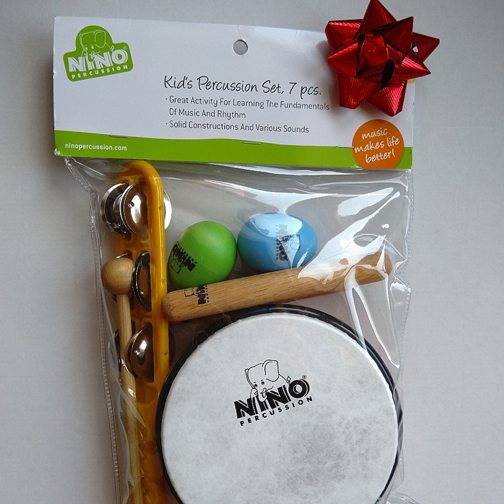 Nino Percussions ® kid's 7 pc percussion set